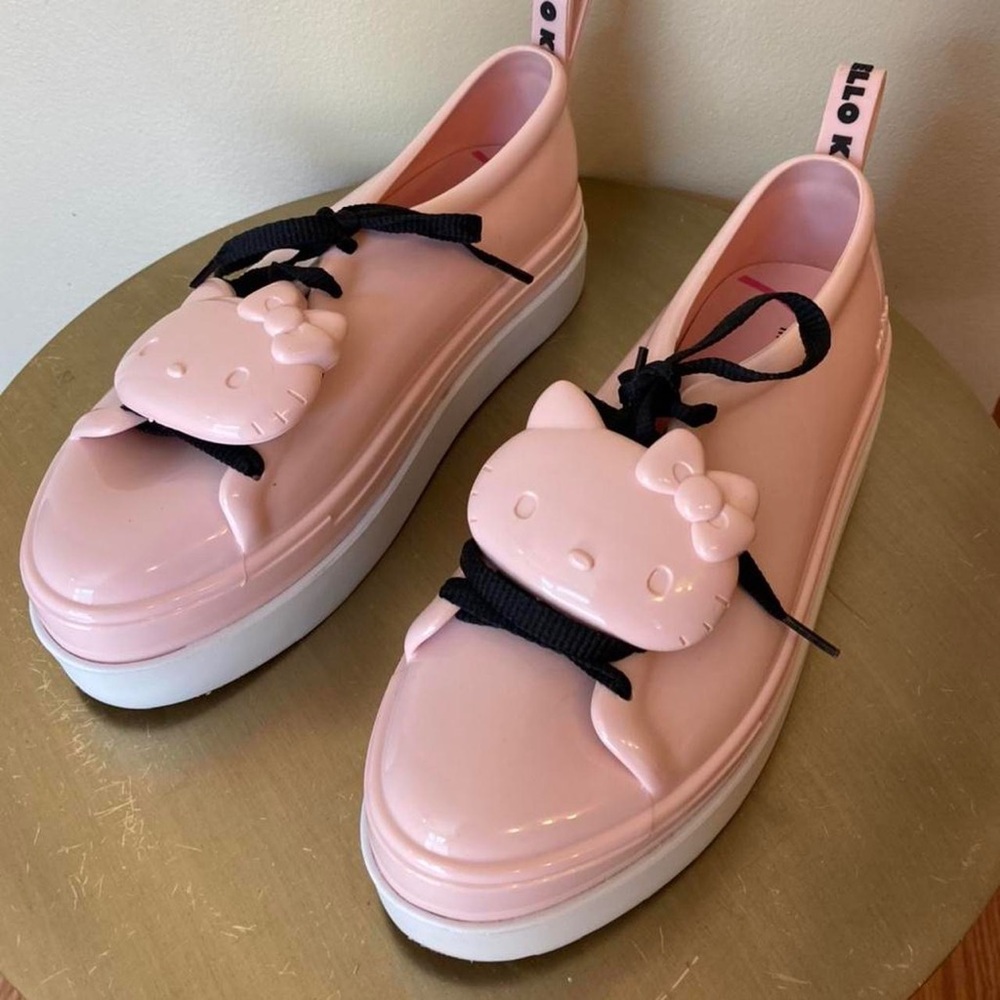 Melissa x Sanrio Hello Kitty Limited Edition Kawaii Platform Jelly Shoes